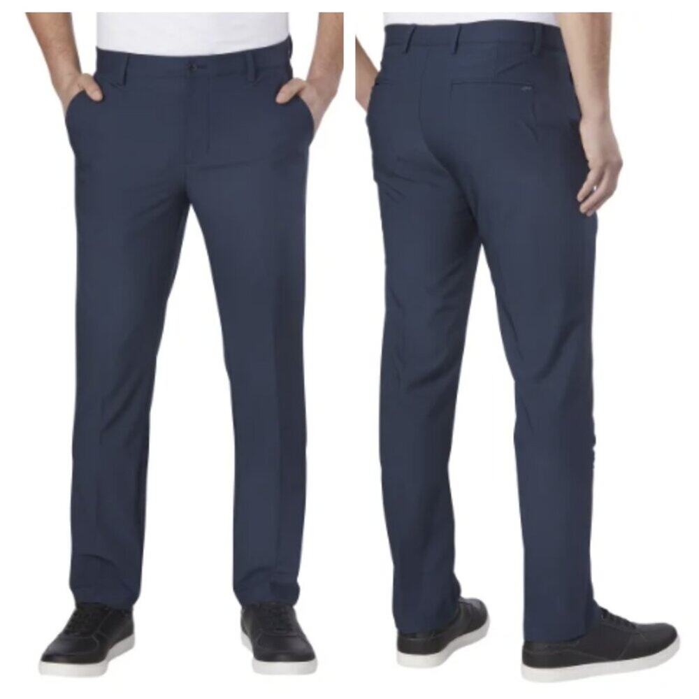 Greg Norman Men's Performance Pant Navy Blue Size 40x30